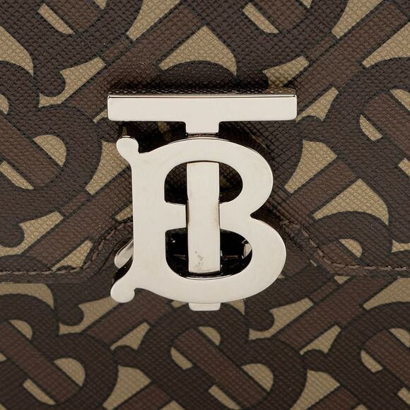 Burberry E-Canvas TB Monogram Robin Mini Messenger - Picture 10 of 15